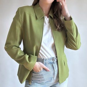 Vintage Green Fall Jacket